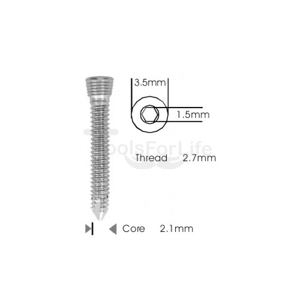  Safety Lock (LCP) Screw 2.7mm - Self Tapping